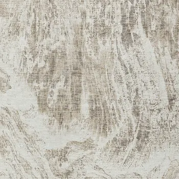 8' X 10' Taupe And Ivory Abstract Washable Indoor Outdoor Area Rug