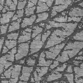 9' X 12' Gray And Charcoal Abstract Washable Indoor Outdoor Area Rug