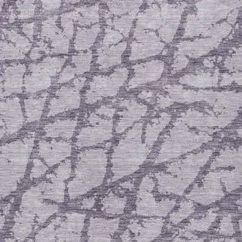 9' X 12' Lavender And Purple Abstract Washable Indoor Outdoor Area Rug