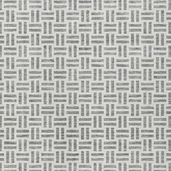 8' X 10' Gray And Ivory Geometric Washable Indoor Outdoor Area Rug
