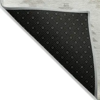 10' X 14' Ivory Khaki And Gray Southwestern Washable Indoor Outdoor Area Rug