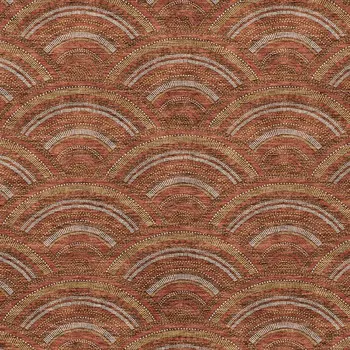 10' X 14' Orange Gold And Ivory Geometric Washable Indoor Outdoor Area Rug