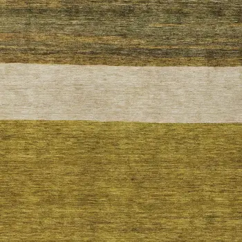 5' X 8' Gold Beige And Gray Abstract Washable Indoor Outdoor Area Rug