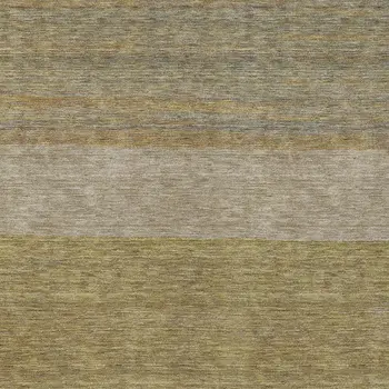 5' X 8' Wheat Gold And Gray Abstract Washable Indoor Outdoor Area Rug