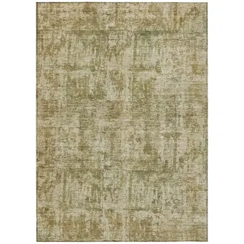 5' X 8' Taupe And Beige Abstract Washable Indoor Outdoor Area Rug