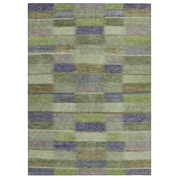 8' Taupe And Beige Round Abstract Washable Indoor Outdoor Area Rug
