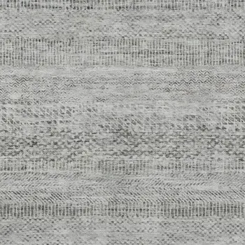 10' X 14' Gray And Charcoal Striped Washable Indoor Outdoor Area Rug