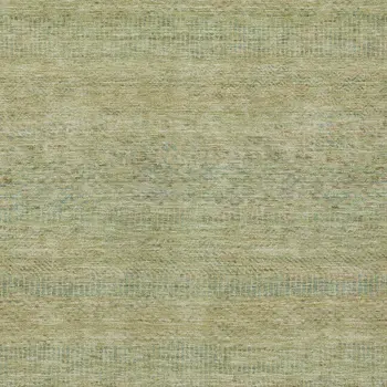5' X 8' Wheat And Sage Striped Washable Indoor Outdoor Area Rug