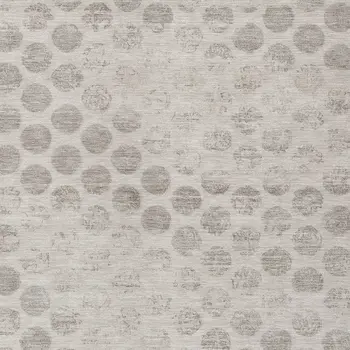 8' X 10' Taupe And Beige Polka Dot Washable Indoor Outdoor Area Rug