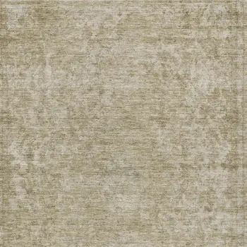 5' X 8' Tan And Beige Abstract Washable Indoor Outdoor Area Rug