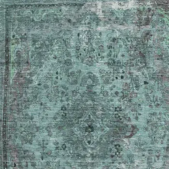 3' X 5' Teal Blue And Turquoise Medallion Washable Indoor Outdoor Area Rug