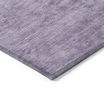 5' X 8' Plum And Purple Medallion Washable Indoor Outdoor Area Rug