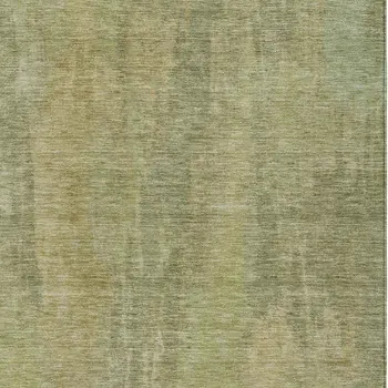 5' X 8' Artichoke Green And Fern Green Abstract Washable Indoor Outdoor Area Rug