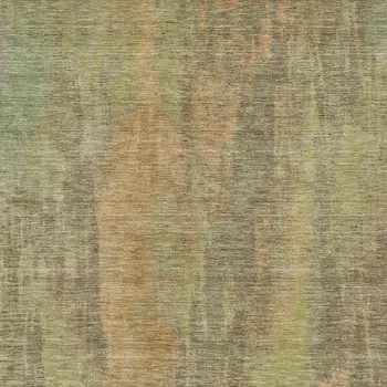8' X 10' Taupe And Copper Abstract Washable Indoor Outdoor Area Rug