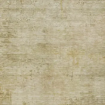 3' X 5' Beige And Wheat Abstract Washable Indoor Outdoor Area Rug