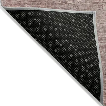 10' X 14' Blush And Pink Abstract Washable Indoor Outdoor Area Rug