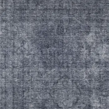3' X 5' Blue And Gray Medallion Washable Indoor Outdoor Area Rug