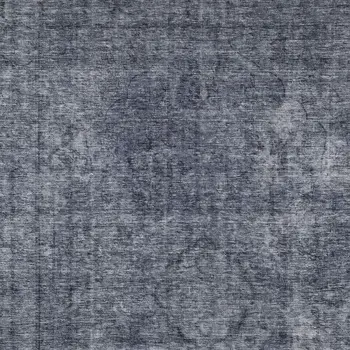 8' X 10' Blue And Gray Medallion Washable Indoor Outdoor Area Rug