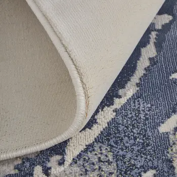 8' X 12' Gray And Ivory Abstract Area Rug