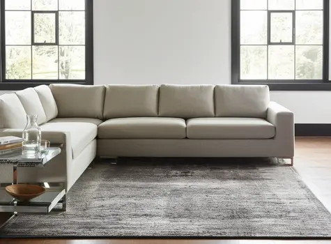 12' X 15' Gray Black And Taupe Abstract Distressed Area Rug