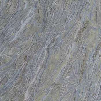 2' X 3' Blue Green And Gray Abstract Hand Tufted Area Rug