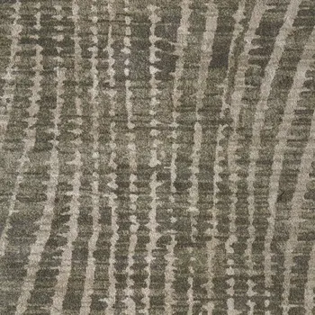 5' X 8' Green And Tan Abstract Area Rug