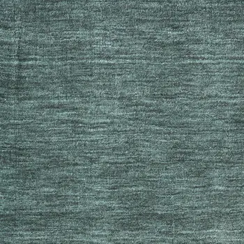 8' Green And White Hand Woven Runner Rug