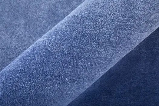 8' X 10' Blue And Gray Geometric Hand Tufted Area Rug