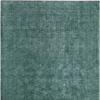 8' X 11' Green And White Hand Woven Area Rug