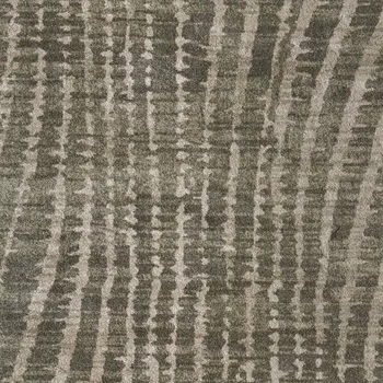 9' X 12' Green And Tan Abstract Area Rug