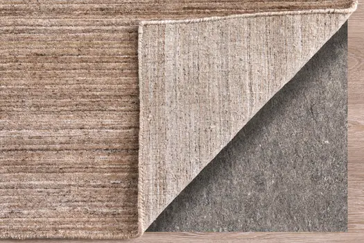8' X 10' Tan Brown And Gray Hand Woven Distressed Area Rug