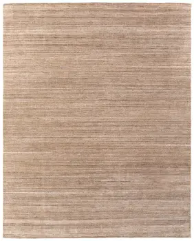 8' X 10' Tan Brown And Gray Hand Woven Distressed Area Rug
