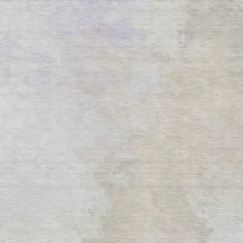 9' X 12' Beige Ivory And Lavender Abstract Washable Indoor Outdoor Area Rug
