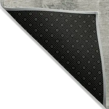 10' X 14' Beige And Gray Geometric Washable Indoor Outdoor Area Rug