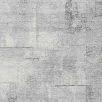 10' X 14' Gray And Silver Geometric Washable Indoor Outdoor Area Rug