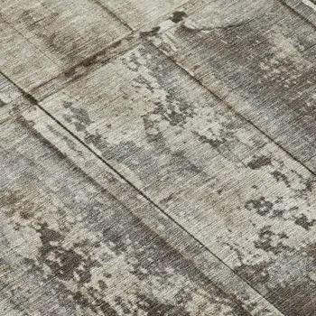 8' Taupe Beige And Brown Round Abstract Washable Indoor Outdoor Area Rug