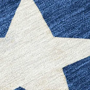 9' X 12' Navy Blue Beige Ivory And Taupe Geometric Washable Indoor Outdoor Area Rug