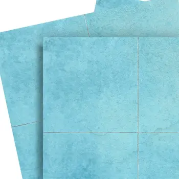 7" x 7" Vinyl Arabesque Peel And Stick Removable Tiles