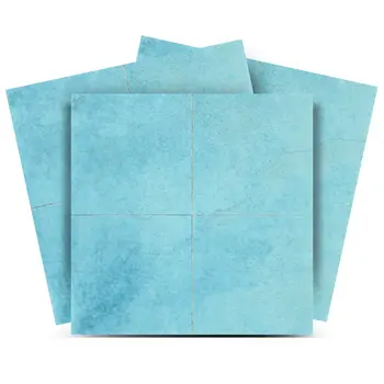 8" x 8" Vinyl Arabesque Peel And Stick Removable Tiles