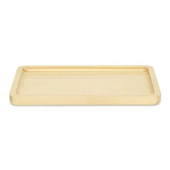 12" Natural Solid Wood Handmade Vanity Tray