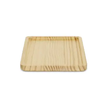 12" Natural Solid Wood Handmade Vanity Tray