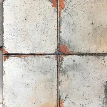 6" x 6" Gray Vinyl Arabesque Peel And Stick Removable Tiles