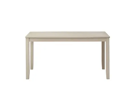 59" Bone Wood Dining Table