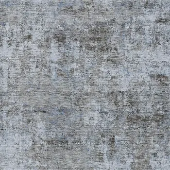 3' X 5' Blue And Taupe Abstract Washable Indoor Outdoor Area Rug