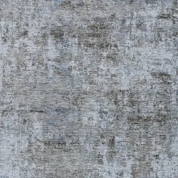 9' X 12' Blue And Taupe Abstract Washable Indoor Outdoor Area Rug
