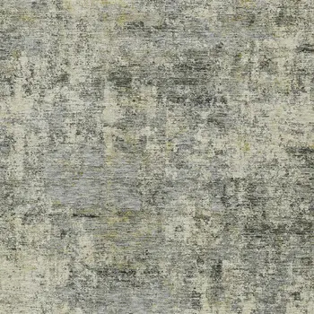 8' X 10' Pewter And Beige Abstract Washable Indoor Outdoor Area Rug