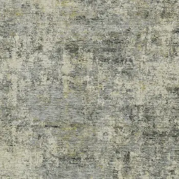 8' X 10' Pewter And Beige Abstract Washable Indoor Outdoor Area Rug