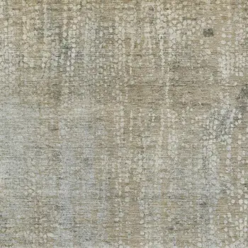8' X 10' Beige And Ivory Abstract Washable Indoor Outdoor Area Rug