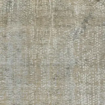 10' X 14' Beige And Ivory Abstract Washable Indoor Outdoor Area Rug
