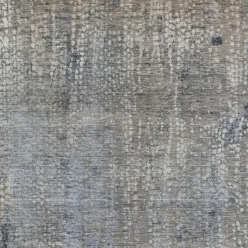 5' X 8' Taupe And Ivory Abstract Washable Indoor Outdoor Area Rug